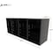 Adiroffice Black, MDF Wood, 11.8 in W, 16.3 in L, 39.3 in D ADI500-24-BLK-MK - alternate 8